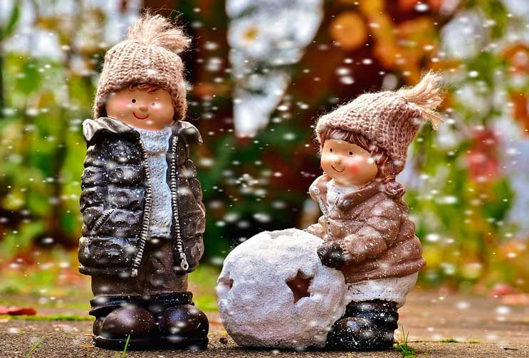 Статья на немецком языке с переводом и упражнениями. Зима. Winter.